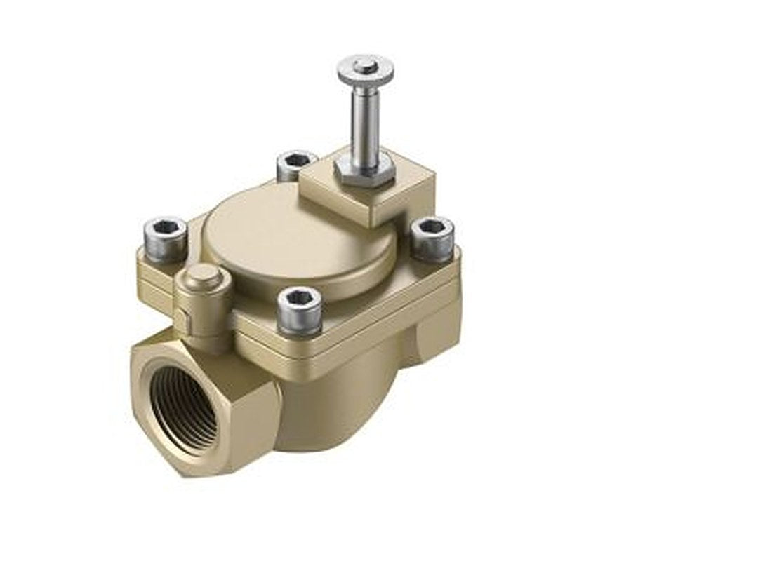 Festo Solenoid Valve - 2/2 Closed Monostable Electric G VZWM-L-M22C-G2-F5 Series 24V