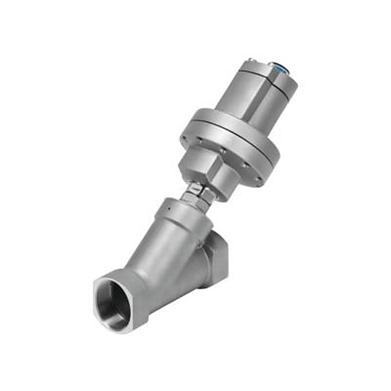 Festo Angle type Pneumatic Actuated Valve, 7 bar 1.25 in