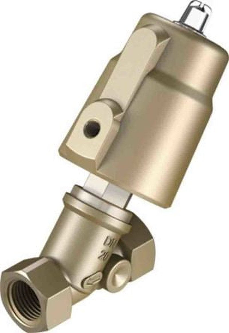 Festo Angle Seat type Pneumatic Actuated Valve, 10 bar, DIN ISO 228, Female 1/8 in