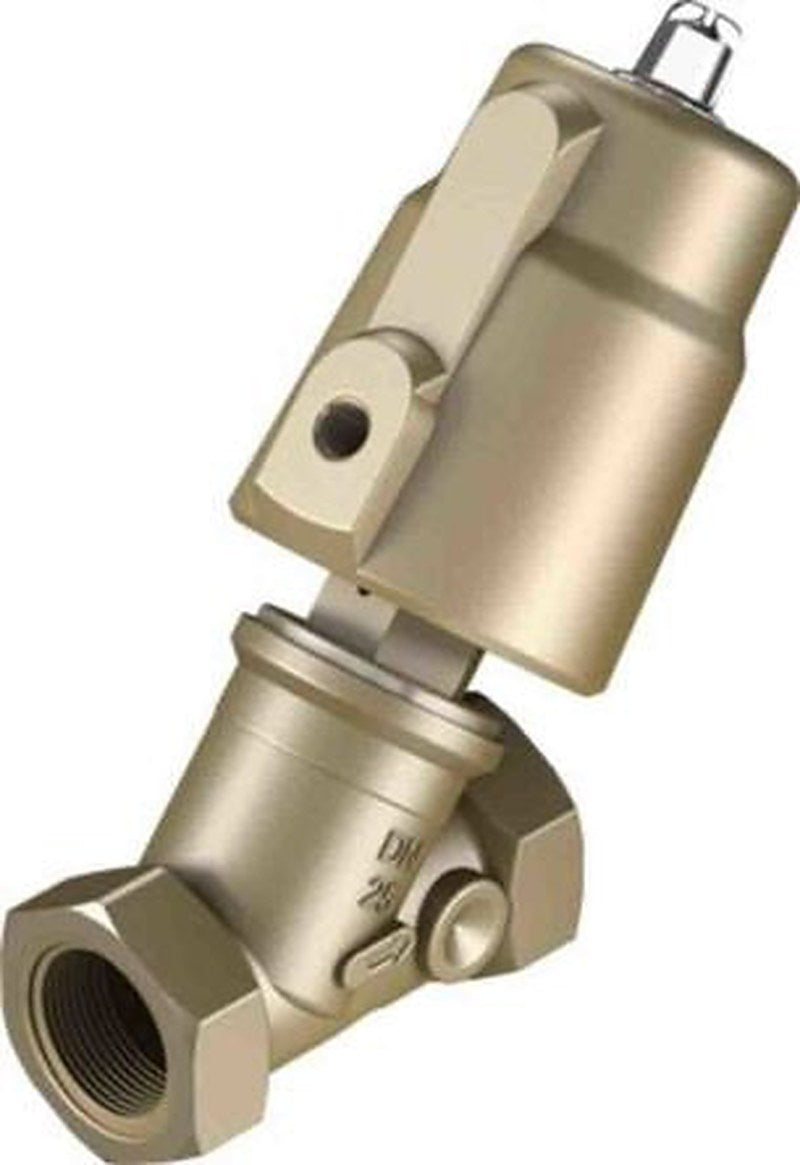 Festo Angle Seat type Pneumatic Actuated Valve, 10 bar, DIN ISO 228, Female 23 mm