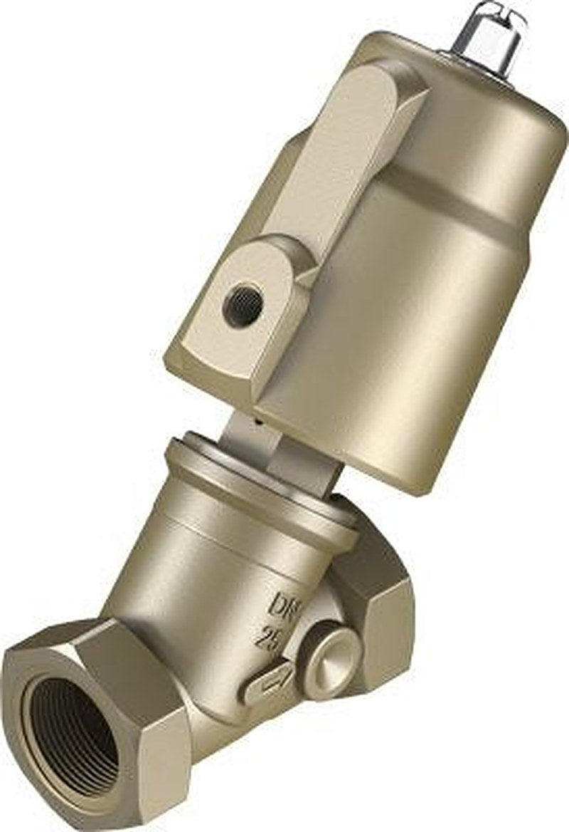 Festo Angle Seat type Pneumatic Actuated Valve, 10 bar 1 in