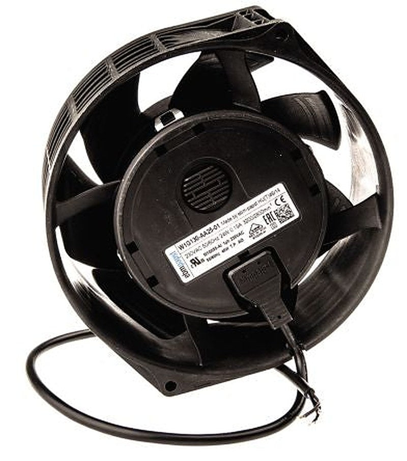 ebm-papst W1G130 Series Axial Fan, 230V ac, 370 m³/h, 25 W, 190 mA Max, IP54 172 mm, 172mm, 57 mm