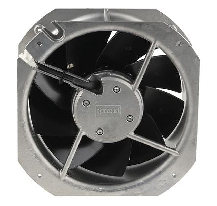 ebm-papst W1G200 Series Axial Fan, 24V dc, 1095 m³/h, 55 W, 2.29 A Max, IP42 225 mm 225mm 80 mm