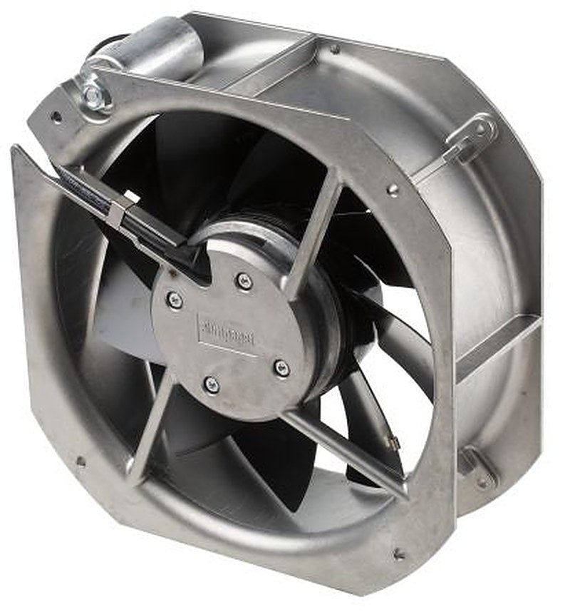 ebm-papst W2E200H Series Axial Fan, 115V ac, 925 m³/h, 64 W, 580 mA Max, IP22 225 mm, 225mm, 80 mm