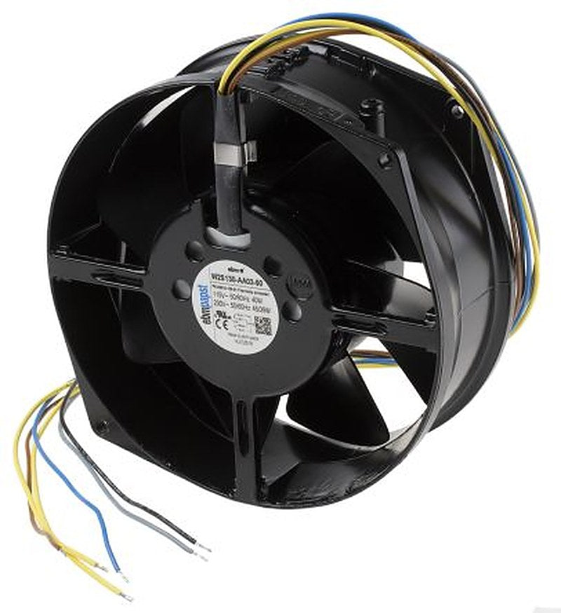 ebm-papst W2S130 Series Axial Fan, 230V ac, 380 m³/h, 45 W, 0.12 A Max, IP22 172 mm, 172mm, 55 mm