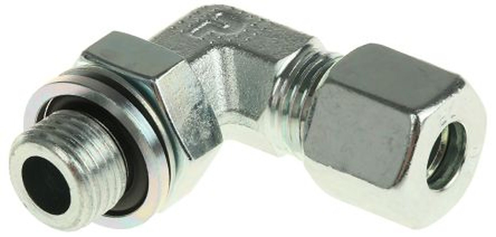 Parker WEE08LRCF Hydraulic Fitting, 24 °, Steel, 8 mm Hose ID