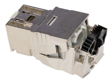 Phoenix Contact CUC-I-J1ZNI-S/R4IDC8 Series RJ45 Connector Female, Snap-in, Cat6a Shielded Straight 1 Port 8 Way