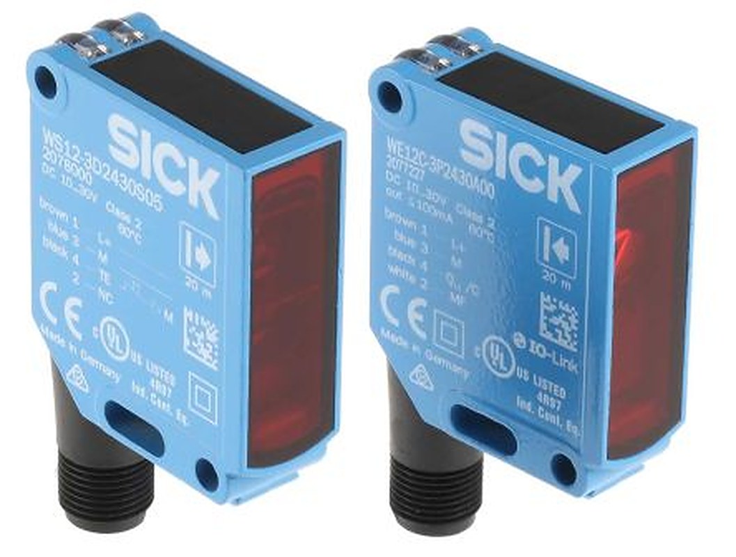 SICK Through Beam Photoelectric Sensor, Block Sensor