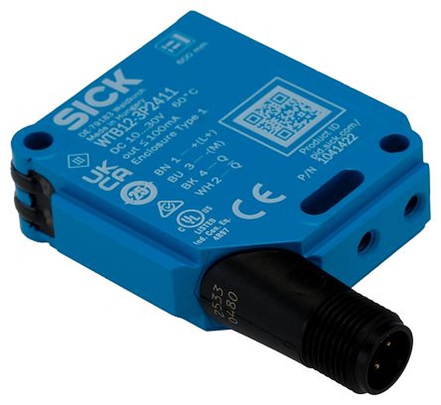 SICK Background Suppression Photoelectric Sensor, Block Sensor