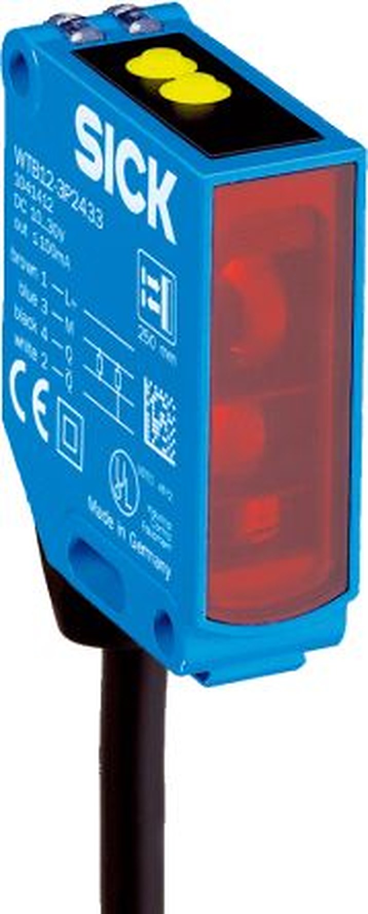 SICK Background Suppression Photoelectric Sensor, Block Sensor