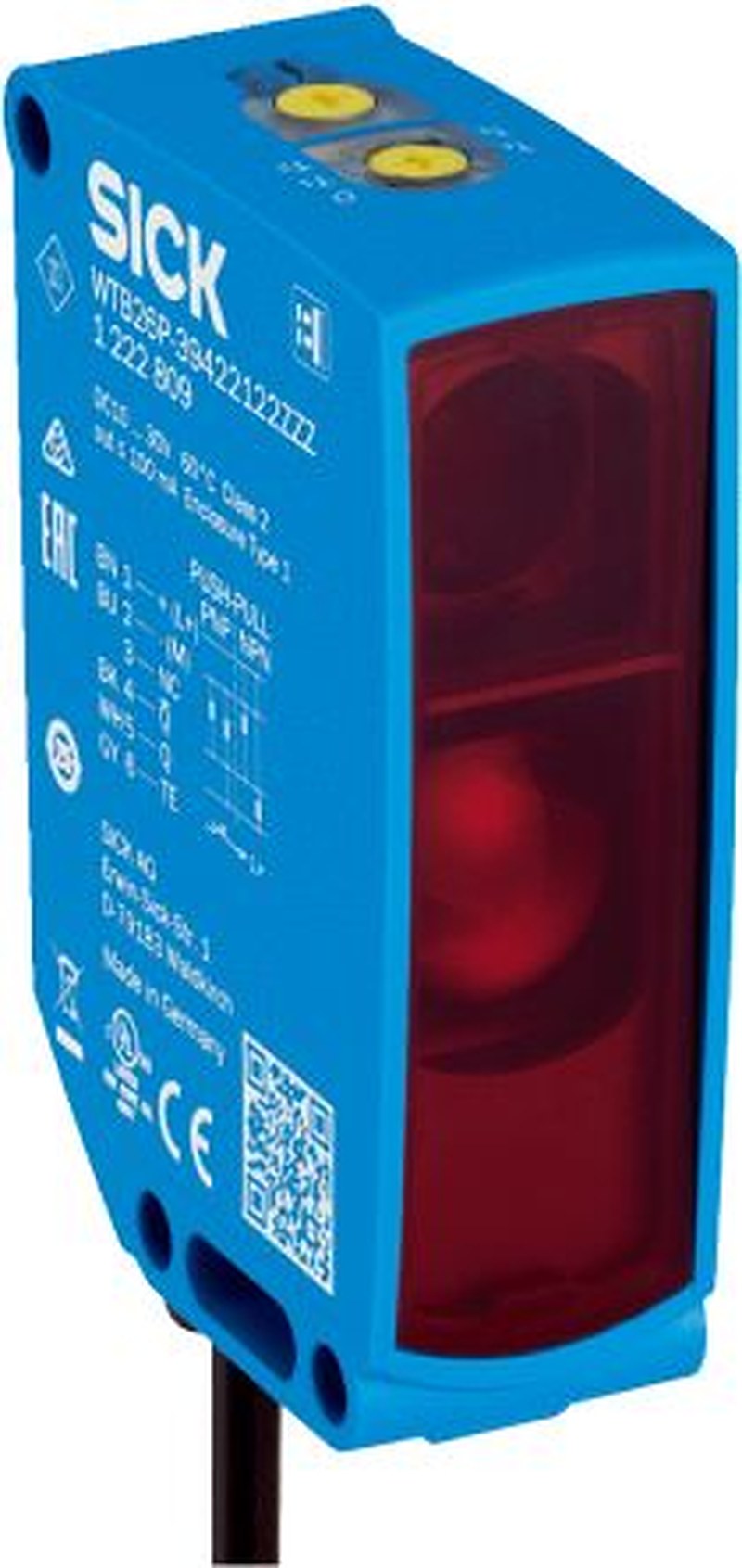 SICK Background Suppression Photoelectric Sensor, Block Sensor