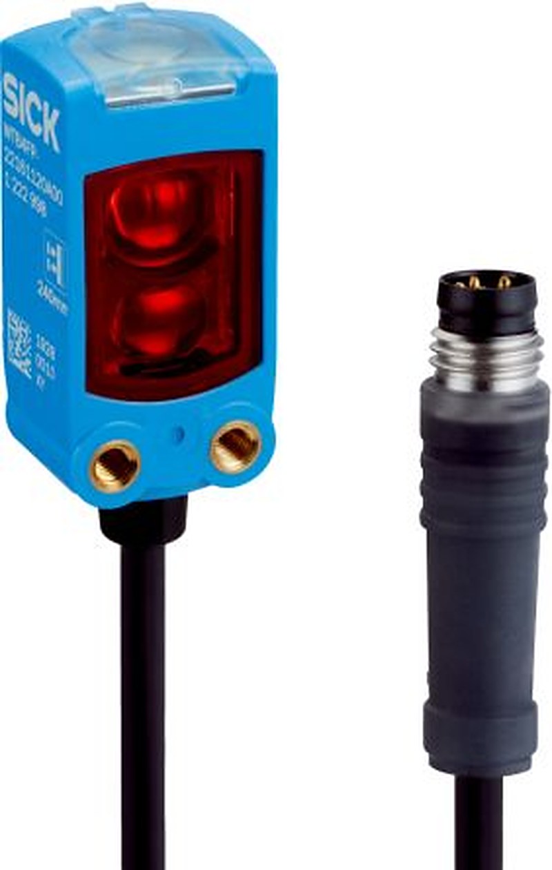 SICK Background Suppression Photoelectric Sensor, Rectangular Sensor