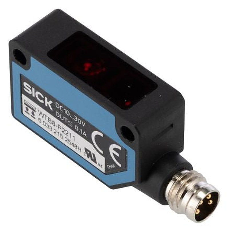 SICK Background Suppression Photoelectric Sensor, Block Sensor