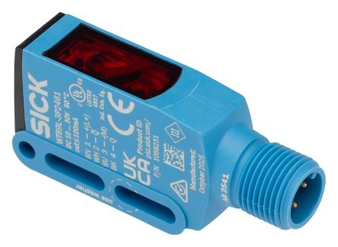 SICK Background Suppression Photoelectric Sensor, Block Sensor