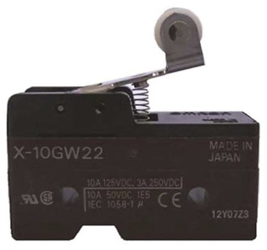 Omron Plunger Limit Switch, SPDT, IP00, Thermosetting Resin Housing, 250V ac