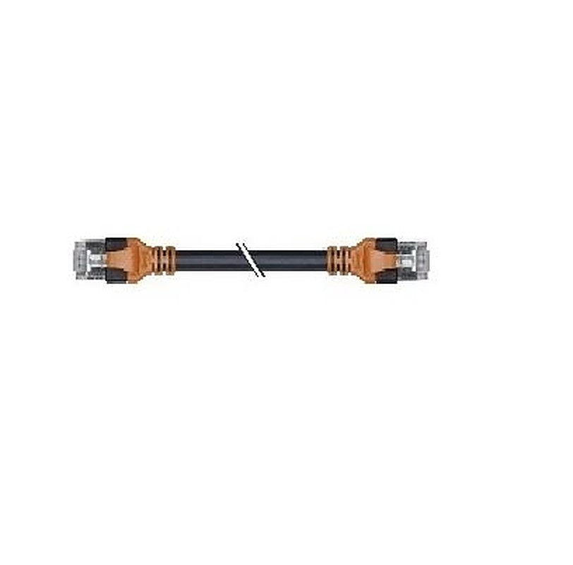 B&R RJ45, 1.5 m Ethernet Cable, Green, Black RAL 9005 Unscreened Polyvinyl Chloride Sheath