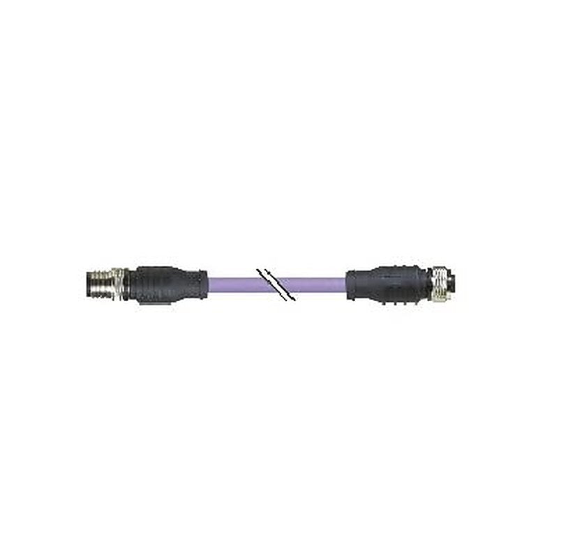 B&R Male 4 way Straight to Female 4 way Straight Cable, 10 m