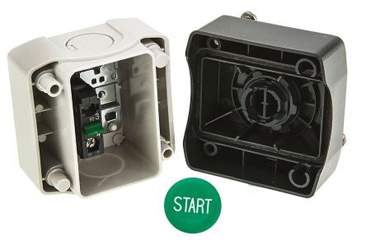 Schneider Electric Spring Return Push Button Control Station - SPST, Polycarbonate, IP69K, IP67, IP66