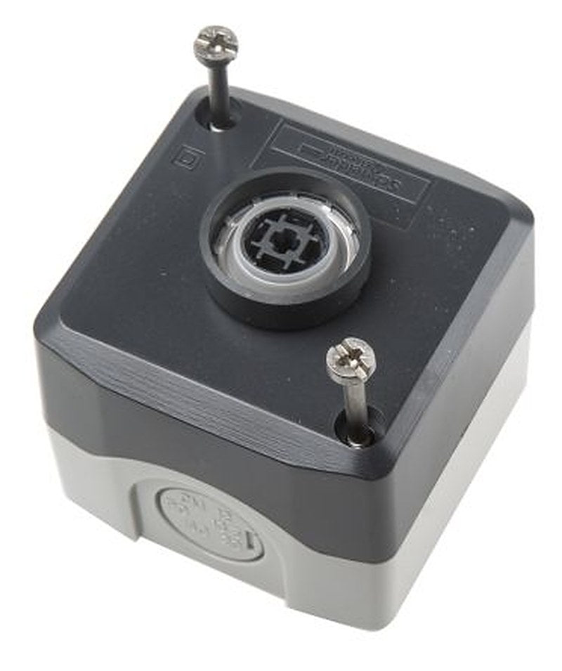 Schneider Electric Spring Return Enclosed Push Button - SPST, Polycarbonate, Red, O, IP66, IP67, IP69