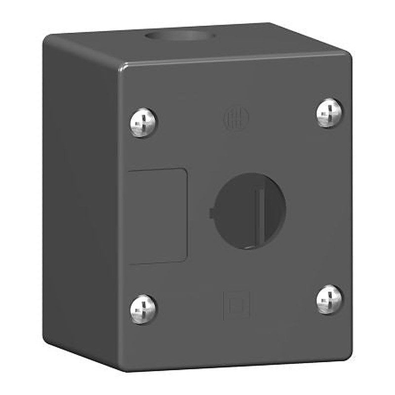 Schneider Electric Black Polyamide Harmony XALG Push Button Enclosure - 1 Hole 22 mm Diameter