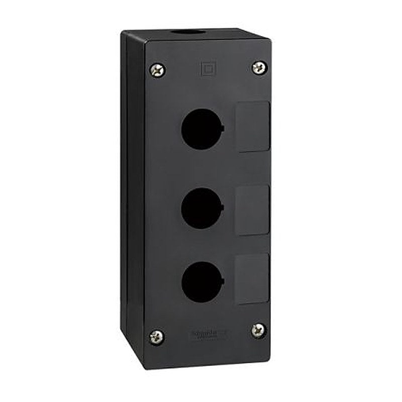 Schneider Electric Black Polycarbonate XAL Control Station Enclosure - 3 Hole 22 mm Diameter