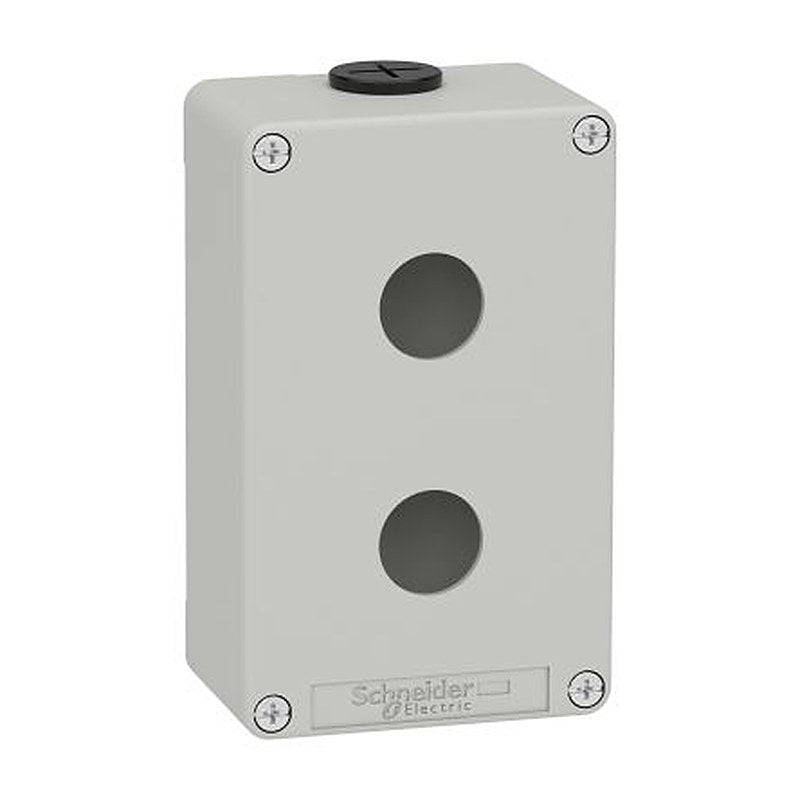 Schneider Electric Harmony Series Grey Die Cast Zinc Enclosure, IP65, IP66, IP69, IK07 Flanged 130 mm, 80 mm, 80 mm