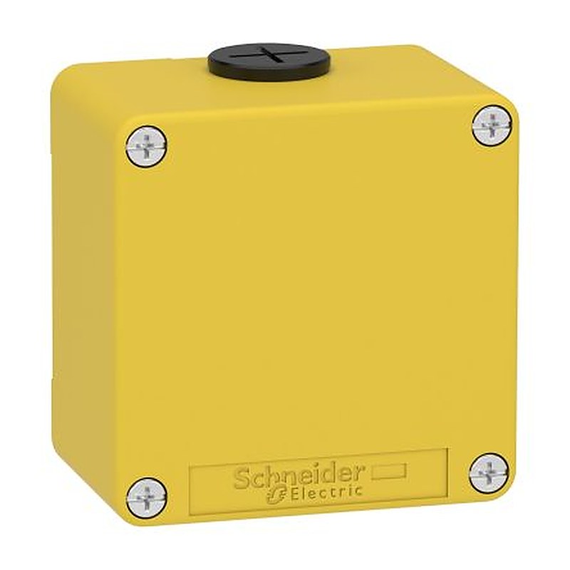 Schneider Electric Harmony Series Yellow Die Cast Zinc Enclosure, IP65, IP69, IP66, IK07 80 mm, 80 mm, 80 mm