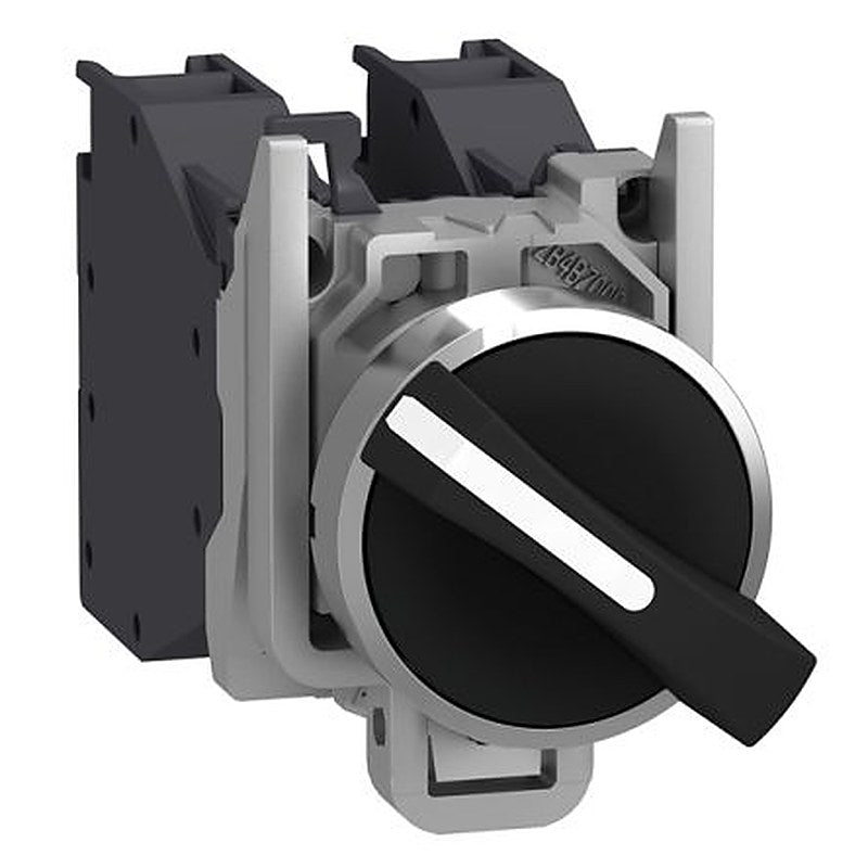 Schneider Electric Long Handle Selector Switch Complete - (SPST) 22 mm Cutout Diameter 3 Positions