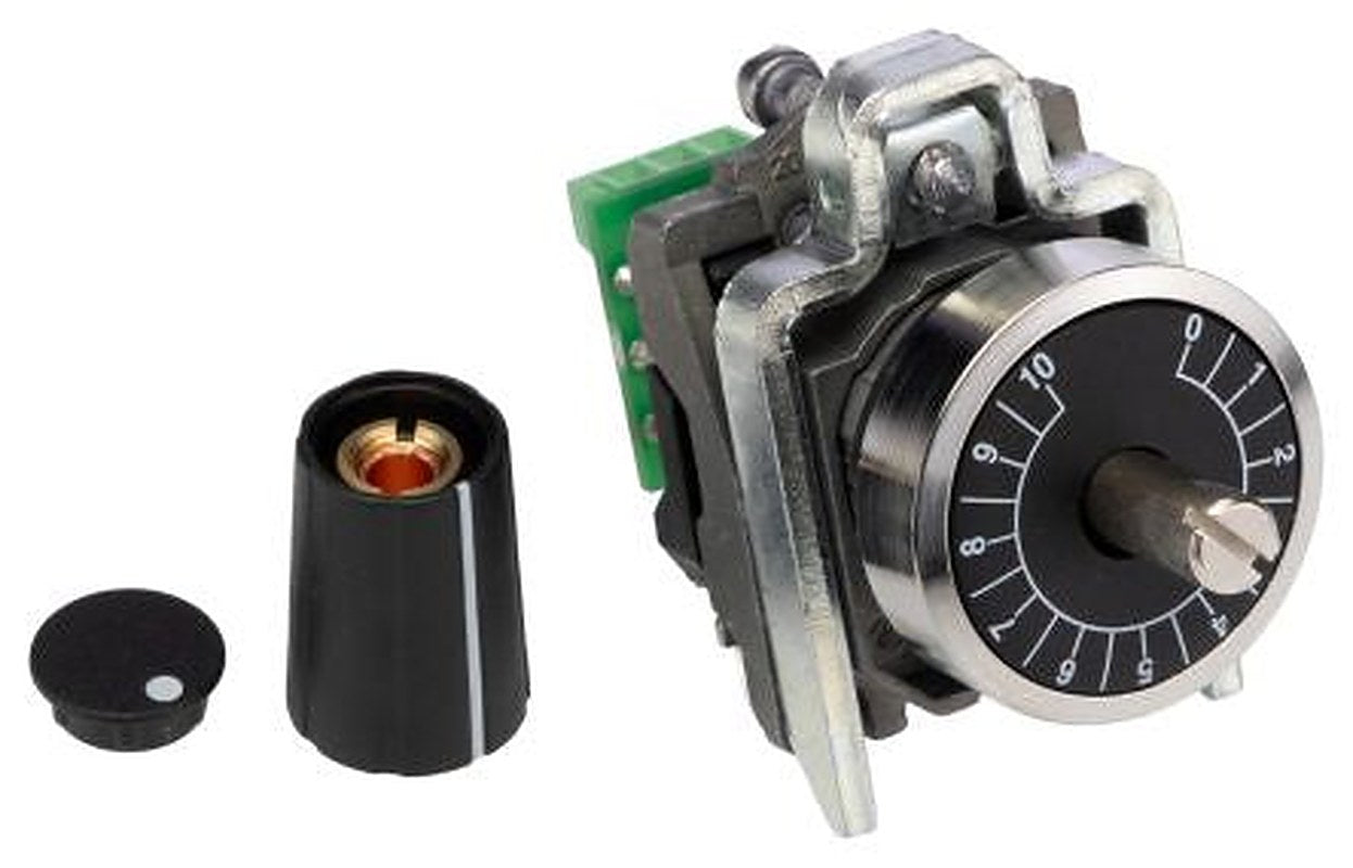 Schneider Electric Harmony XB4 10 kΩ Rotary Potentiometer 1-Gang Panel Mount, XB4BD912R10K
