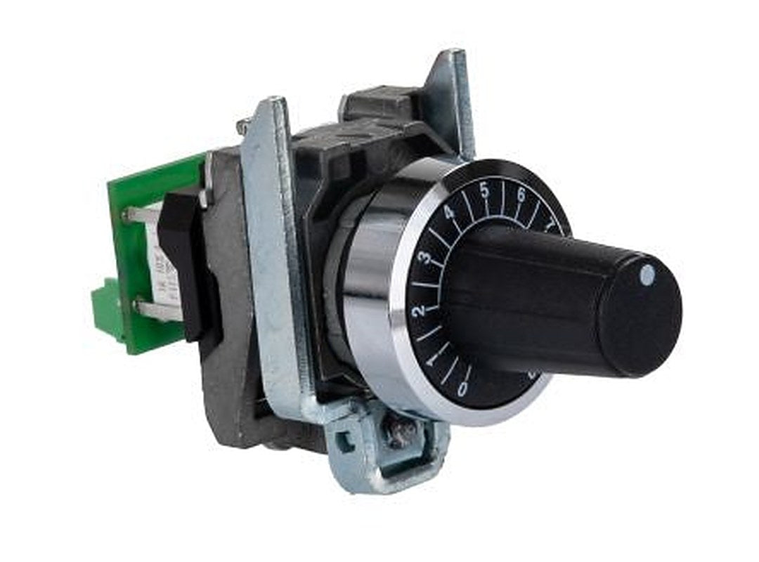 Schneider Electric Harmony XB4 1 kΩ Rotary Potentiometer 1-Gang Panel Mount, XB4BD912R1K