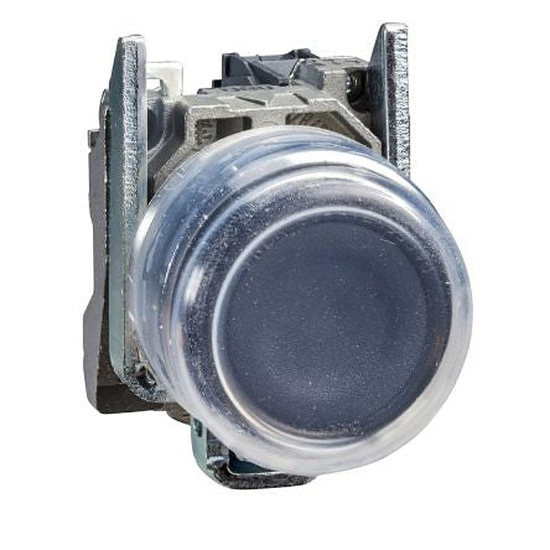 Schneider Electric Harmony Series Push Button Switch, Spring Return, Panel, 22 mm Cutout, SPST, Black LED, IP66, IP67
