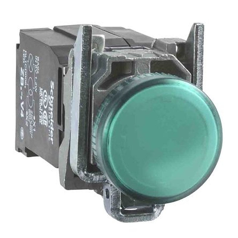 Schneider Electric, Harmony, Flush Green LED Pilot Light, 22 mm Cutout, IP69K, IP69, IP66, IP67, Round, 400V