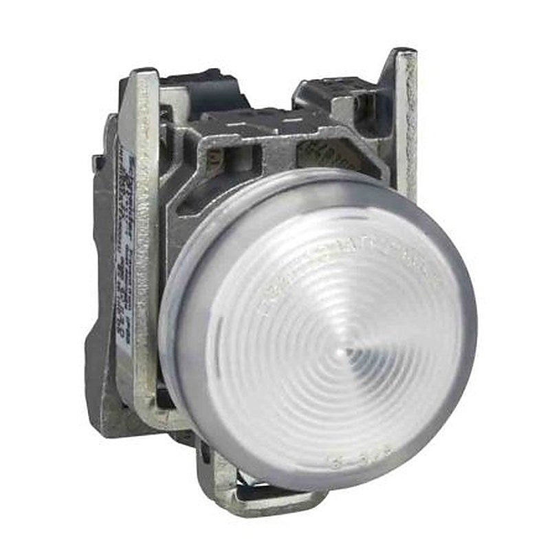 Schneider Electric, Harmony, Fixing Hole White LED Pilot Light, 22 mm Cutout, IP65, Round, 24V