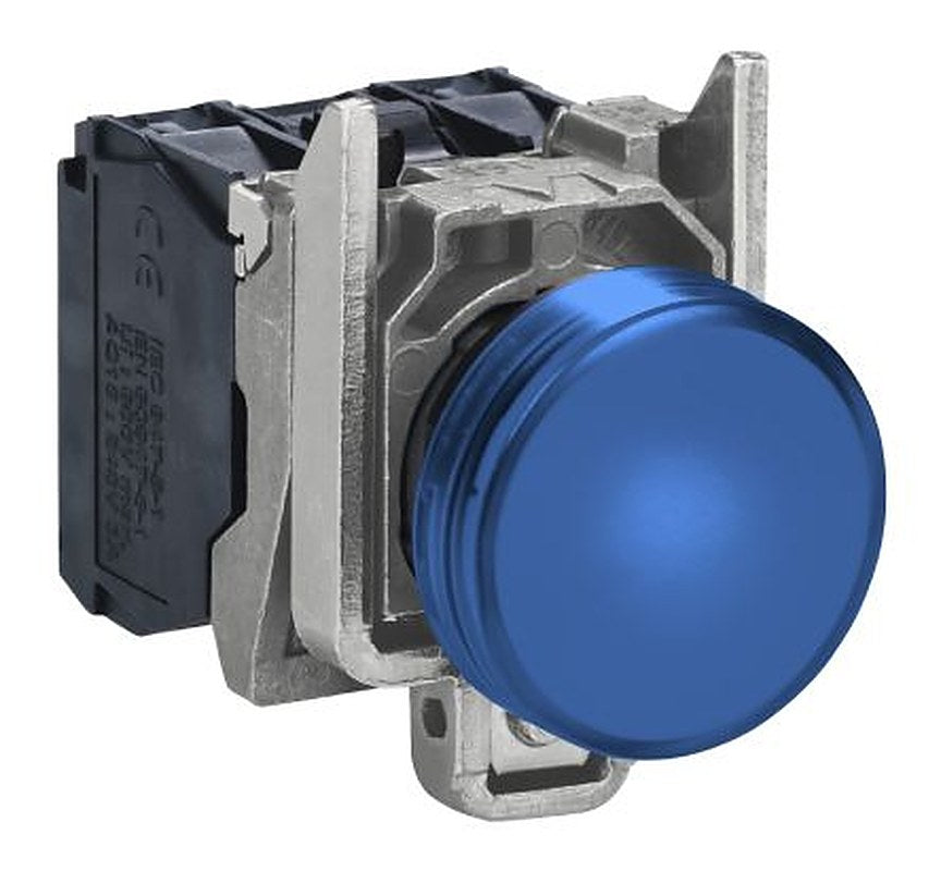 Schneider Electric, Harmony, Panel Mount Blue LED Pilot Light, 22 mm Cutout, IP66, IP67, IP69, Round