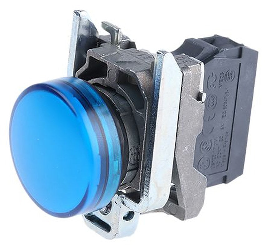 Schneider Electric, Harmony, Panel Mount Blue LED Pilot Light, 22 mm Cutout, IP67, IP69, IP66, Round