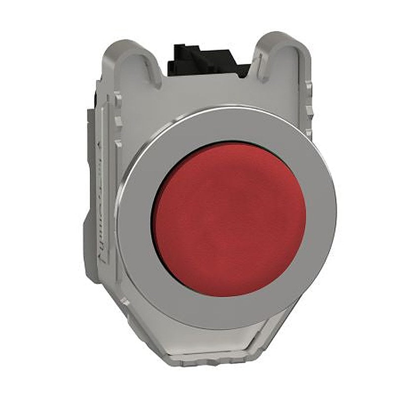 Schneider Electric Harmony XB4 Series Push Button Switch, Spring Return, Panel, 30 mm Cutout, SPST, Red LED, 600 V dc