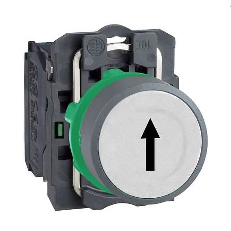 Schneider Electric Harmony Series Push Button Switch, 22 mm Cutout, 1 NO, IP66, IP67, 600 V dc 600 V ac