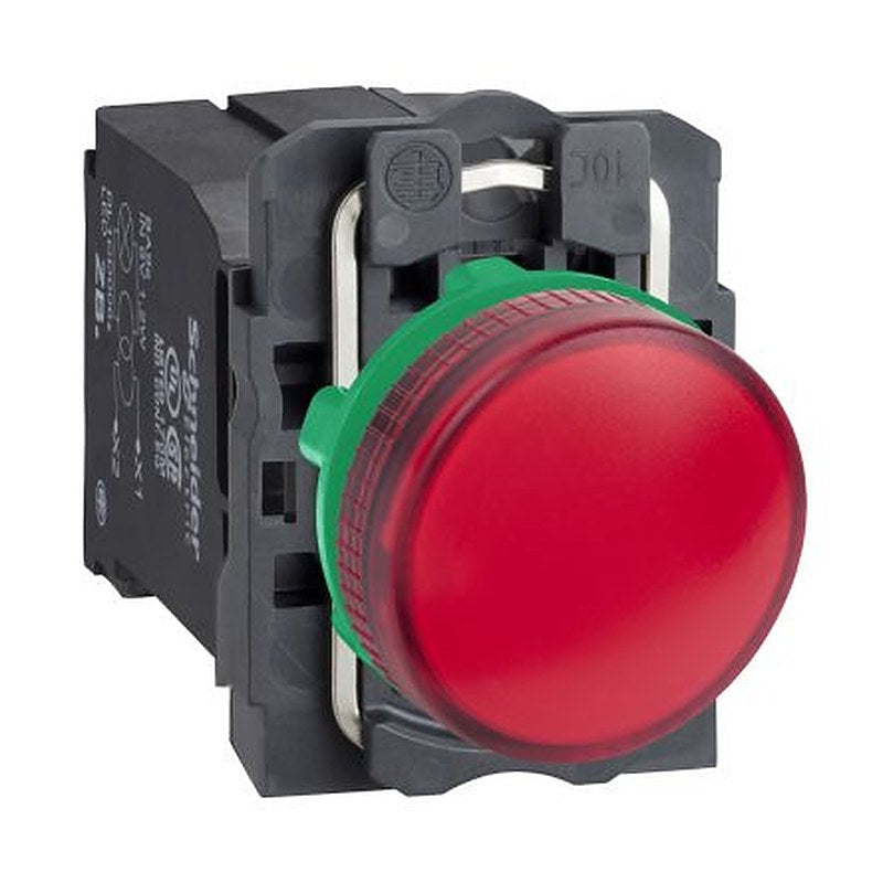 Schneider Electric, Harmony, Flush Red Incandescent Lamp Pilot Light, 22 mm Cutout, IP66, IP69K, IP67, Round, 220V, 240