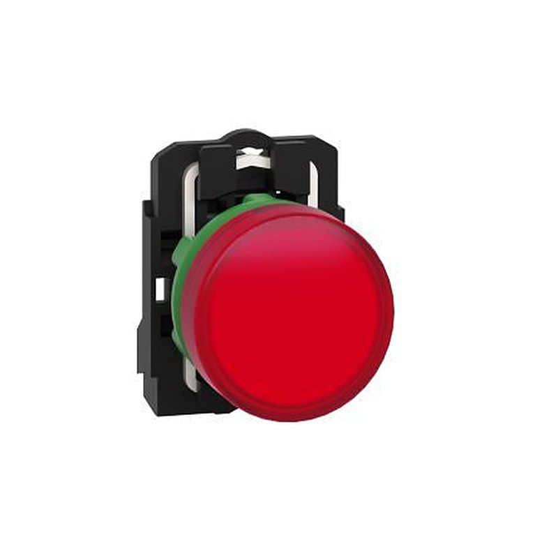 Schneider Electric, Harmony, Panel Mount Red LED Pilot Light, 22 mm Cutout, IP67, IP66, Round