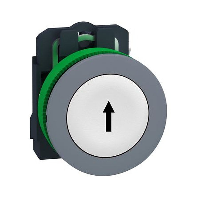 Schneider Electric Harmony Series Push Button Switch, Spring Return, Panel, 30 mm Cutout, 1 NO, IP66, IP67, 600 V dc 240