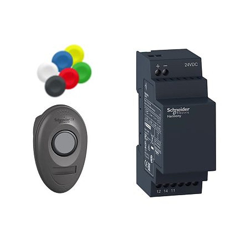 Schneider Electric Harmony Series Push Button Switch, Isopropylnaphthalene, Panel, 22 mm Cutout, IP20, IP65, 24 V dc 240