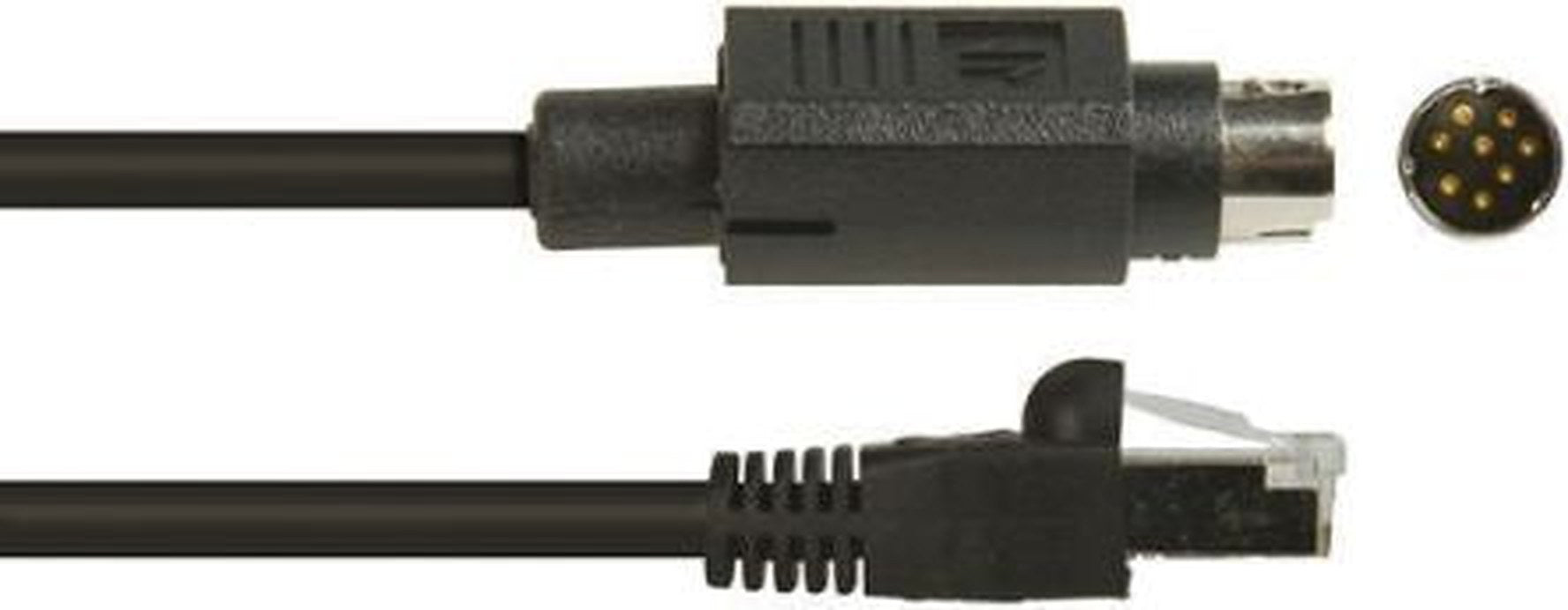 Schneider Electric Cable 2.5 m For Use With HMI XBTRT511 PLC DF1 Lead