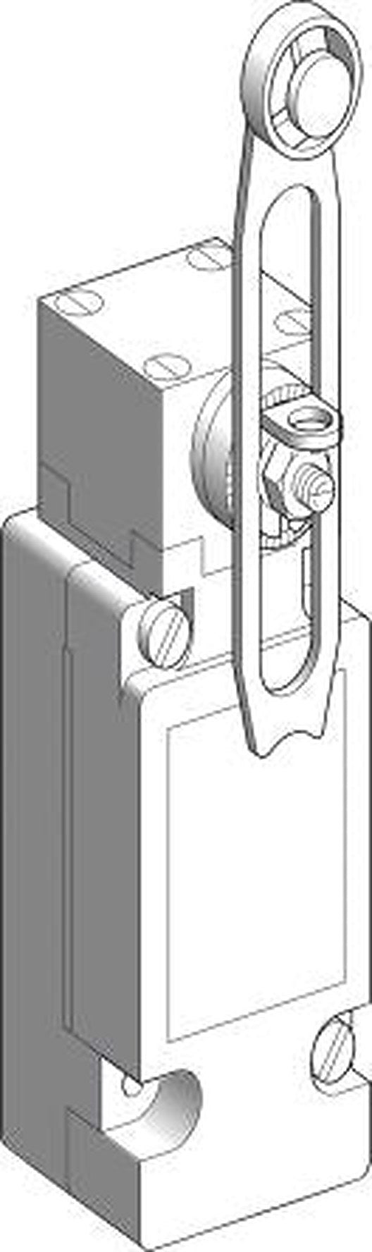 Telemecanique Sensors OsiSense XC Series Roller Lever Limit Switch, 1 CO, IP66, IP67, Zinc Alloy Housing, 240V ac, 3A