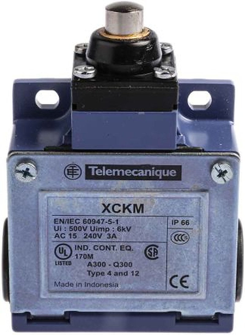 Telemecanique Sensors OsiSense XC Series Plunger Limit Switch, 1 NO/1 NC, IP66, Zinc Alloy Housing, 240V ac, 3A