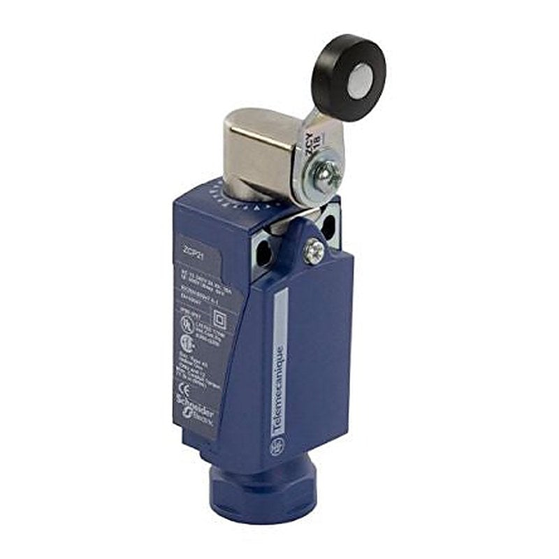 Telemecanique Sensors XCKP Series Roller Lever Limit Switch, IP67, IP66, Plastic Housing, 240V ac, 3A