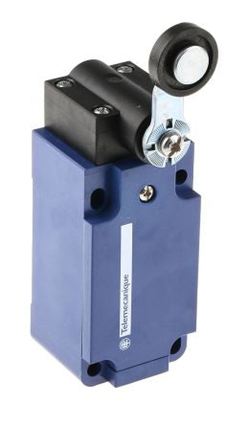 Telemecanique Sensors OsiSense XC Series Roller Lever Limit Switch, 1 NO/1 NC, IP65, Plastic Housing, 240V ac, 3A