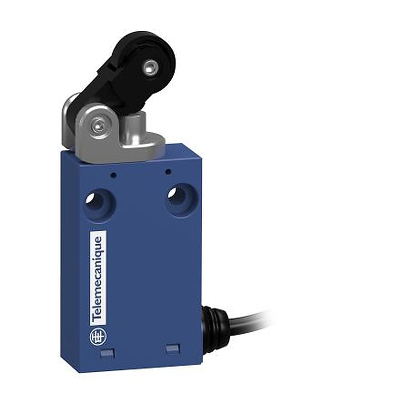 Telemecanique Sensors XCMH Series Roller Plunger Limit Switch, 1 NO/1 NC, IP66, IP67, Plastic Housing, 240V ac, 0.75A