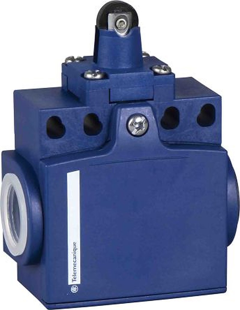 Telemecanique Sensors XCNT Series Roller Plunger Limit Switch, 1 NO/1 NC, IP66, IP67, Plastic Housing, 240V ac, 3A