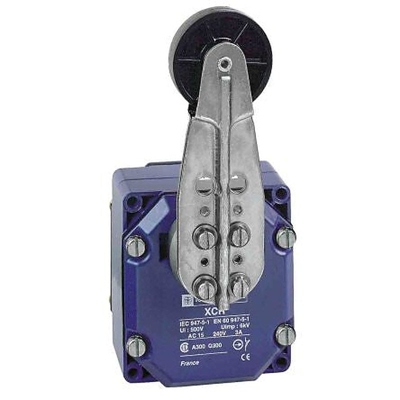 Telemecanique Sensors XCR Series Roller Lever Limit Switch, 2 NO/2 NC, IP54, Zinc Alloy Housing, 240V ac, 3A