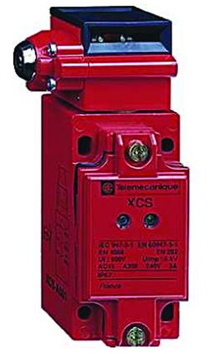 Telemecanique Sensors XCSB Safety Interlock Switch, Keyed Actuator Included, Zinc Alloy